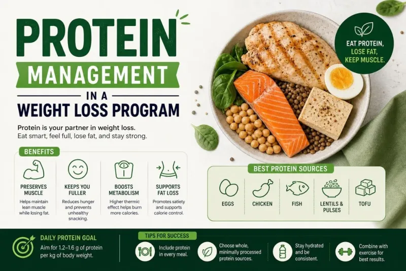 High-protein Indian meal with dal, paneer, eggs and grilled chicken for GLP-1 weight loss program